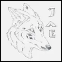 Canine-like creature with short ears and a diamond pattern in its fur.